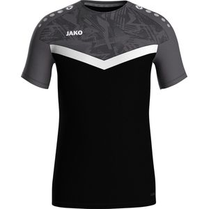 Jako Iconic T-Shirt Kinderen - Zwart Antraciet