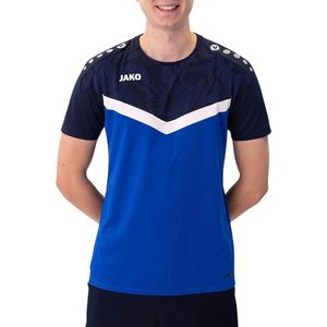 JAKO - Iconic - Trainingsshirt - Blauw - Polyester - Standaard Pasvorm