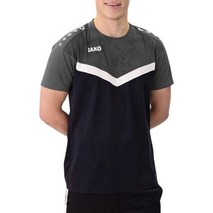 JAKO - Iconic - Trainingsshirt - Zwart - Polyester - Standaard Pasvorm