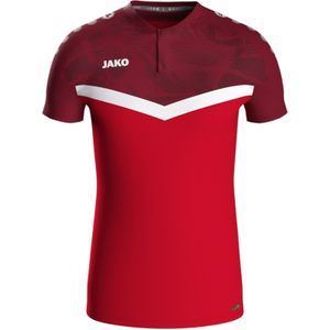 Jako Iconic Polo Heren - Rood Bordeaux