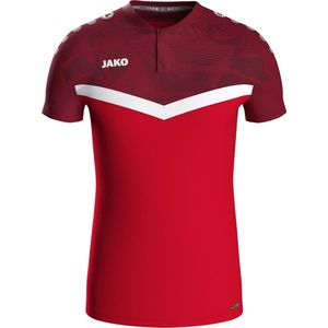 Jako Iconic Polo Heren - Rood Bordeaux