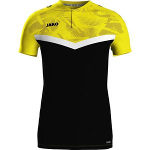 Jako Iconic Polo Heren - Zwart Zachtgeel