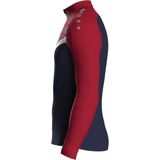 Jako - Iconic Ziptop - Sportshirt - Marine / Jako Blauw / Fluogeel - Gerecycled Polyester