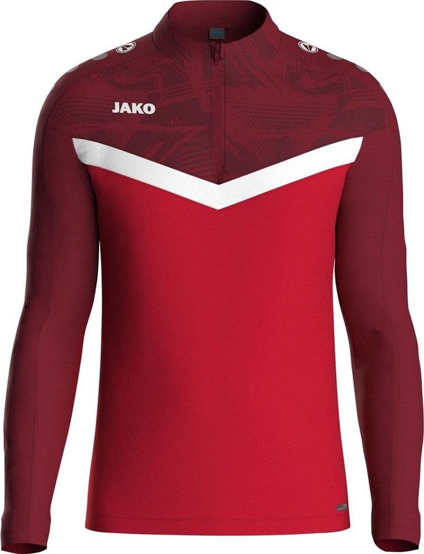 Jako Iconic Ziptop Heren - Rood / Bordeaux