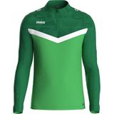 Jako Iconic Ziptop Heren - Zachtgroen / Sportgroen