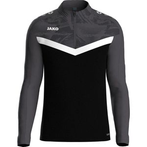 Jako Iconic Ziptop Heren - Zwart / Antraciet
