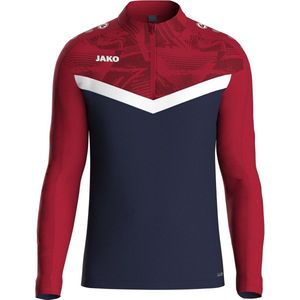 Jako Iconic Ziptop Heren - Marine / Chilirood
