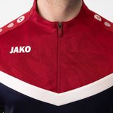 Jako Iconic Ziptop Heren - Marine / Chilirood
