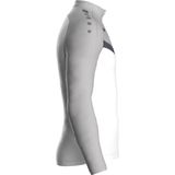 Jako Iconic Ziptop Heren - Wit / Zachtgrijs