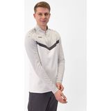 Jako Iconic Ziptop Heren - Wit / Zachtgrijs