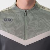 Jako Iconic Ziptop Heren - Zachtgrijs / Mintgroen / Antra Light