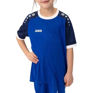 Jako - Iconic Shirt - Sportroyal / Marine - Korte Mouw - Kinderen