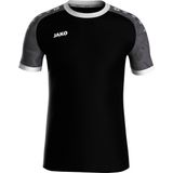 Jako - Iconic Shirt - Sportshirt - Zwart - Korte Mouw - Kinderen