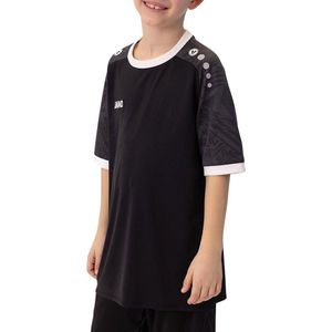 Jako - Iconic Shirt - Sportshirt - Zwart - Korte Mouw - Kinderen
