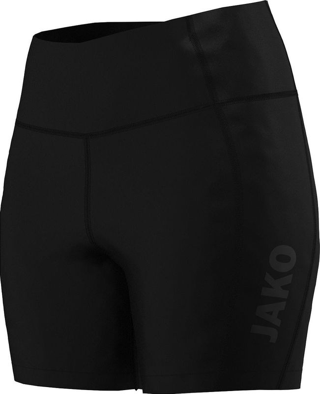 Jako - Power Short Tight - Korte Legging - Zwart - Polyester Stretch Jersey