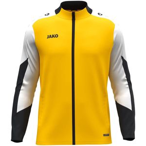 JAKO Dynamic, polyester jas voor kinderen, geel/wit/zwart, maat 116