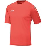 Jako - Team SS Shirt - Koraalrood - 100% Polyester