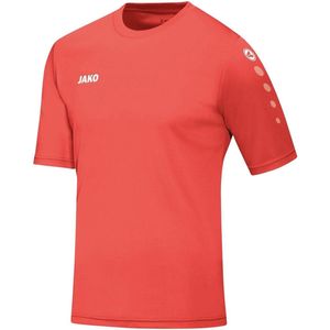 Jako - Team SS Shirt - Koraalrood - Sportshirt