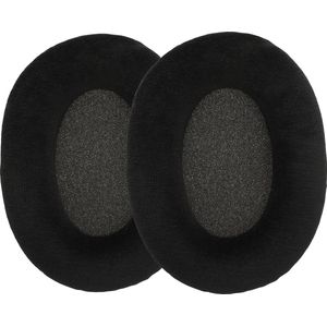 kwmobile - Fluwelen Oorkussens - Zwart - Voor Sennheiser GAME ZERO / HD380PRO / PXC450 / PXC350 / PC350 / PC360