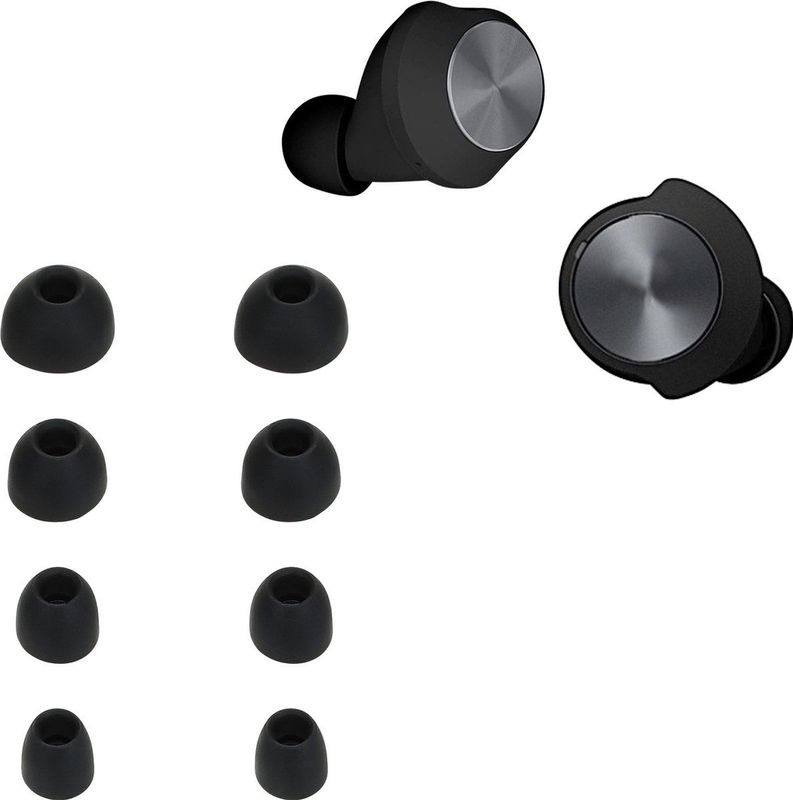 kwmobile 8x Reserve covers voor oordopjes compatibel met Beoplay B&O EQ / H3 / H5 / E4 / E6 / E8-4 maten - Silicone dopjes voor in-ear headphones
