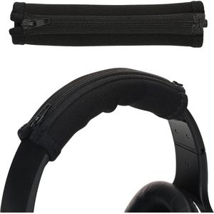 kwmobile cover voor koptelefoon hoofdband - geschikt voor Sony MDR-100ABN / WH900N / MDR-XB950/ MDR-1000X - Koptelefoon band hoes van neopreen - In zwart