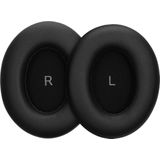 kwmobile 2x oorkussens compatibel met Sennheiser MOMENTUM 4 Wireless oorkussens - Earpads voor koptelefoon - Kunstleer en schuim in zwart