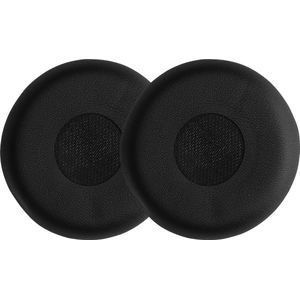 kwmobile - Oorkussens - Zwart - Kunstleer en Schuim
