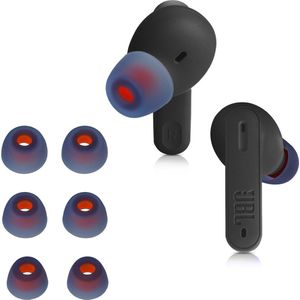 kwmobile 6x Cover voor In-Ear Oortjes - Vervangende Oordopjes - Blauw - Siliconen
