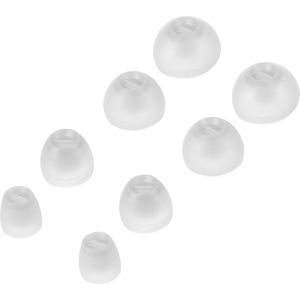 Koptelefoon - Vervangset Oordopjes - Transparant - TPU-Silicone - 8 Stuks