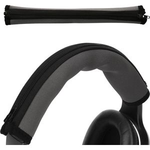 kwmobile - Cover voor Koptelefoon Hoofdband - Grijs - Compatibel met Beats Studio 3 Studio2 / Solo 3 Solo 2