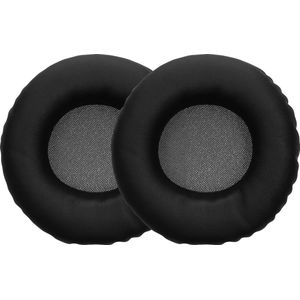 kwmobile - Oorkussens - Zwart - Kunstleer en Schuim