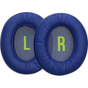 kwmobile - Oorkussens - Donkerblauw - Kunstleer en Schuim