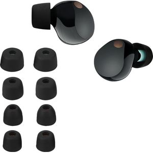 kwmobile 8x Reserve covers voor oordopjes compatibel met Sony WF-1000XM5 / WF-1000XM4-4 maten - Silicone dopjes voor in-ear headphones