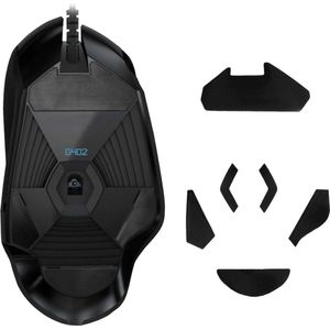 kwmobile - Muis Voeten Sticker - Computermuis Glijder - Zwart - PTFE