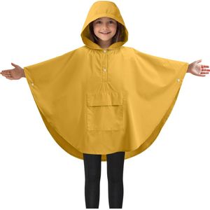 Regenponcho - Blauw - Ademend - Kinderen