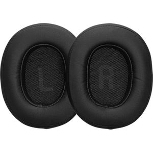 kwmobile - Oorkussens - Zwart - Kunstleer en Schuim