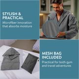 Badjas - Microvezel - Zacht - Sneldrogend - Licht