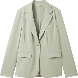 Tom Tailor - Jerseyblazer - Desert green - Met Eén Knop