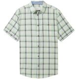 TOM TAILOR Overhemd  lichtgrijs / lichtgroen / wit