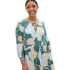 TOM TAILOR Robe pour femme, 34845 - Imprimé floral abstrait, 44