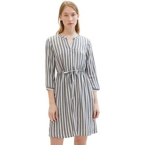 Tom Tailor - STRIPED - Damesjurk - Veelkleurig - 100% Viscose