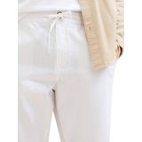 Smith & Solo korte broek heren - chino shorts heren - katoen Wit S