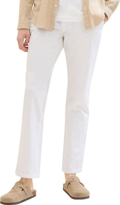 Smith & Solo korte broek heren - chino shorts heren - katoen Wit S