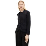 TOM TAILOR - Basic Blazer - Deep Black - Polyester - Katoen