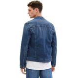 TOM TAILOR Heren 1040165 Jeansjack, 10119-Used Mid Stone Blue Denim, S, 10119 - Used Mid Stone Blue Denim, S