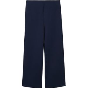 TOM TAILOR - 1042304 Damesbroek - Sky Captain Blue - Polyester - Brede Pijpen