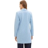 TOM TAILOR Dames 1040482 jas, 35064-Fjord Blue Ck Structure, XXL, 35064 - Fjord Blue Ck Structure, XXL