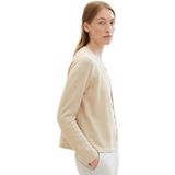 TOM TAILOR - 1041290 - T-shirt - Beige Zand Gemengd - Lange Mouwen