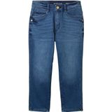 TOM TAILOR - Kate Slim Fit - Capri Damesjeans - Mid Stone Wash Denim