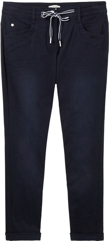 TOM TAILOR - 1040963 - Taps Toelopende Broek - Sky Captain Blue - Katoen met Stretchaandeel